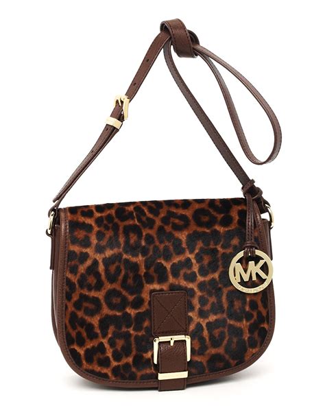 animal print michael kors should bag used|Michael Kors bag leopard print.